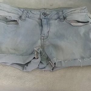 Light wash Shorts